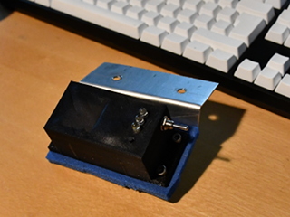GPS Tracker in box on mount