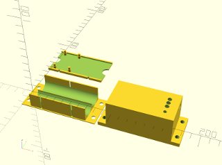 The case, openscad